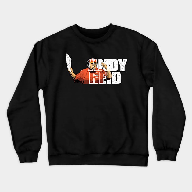 andy reid comic style Crewneck Sweatshirt by jerrysanji